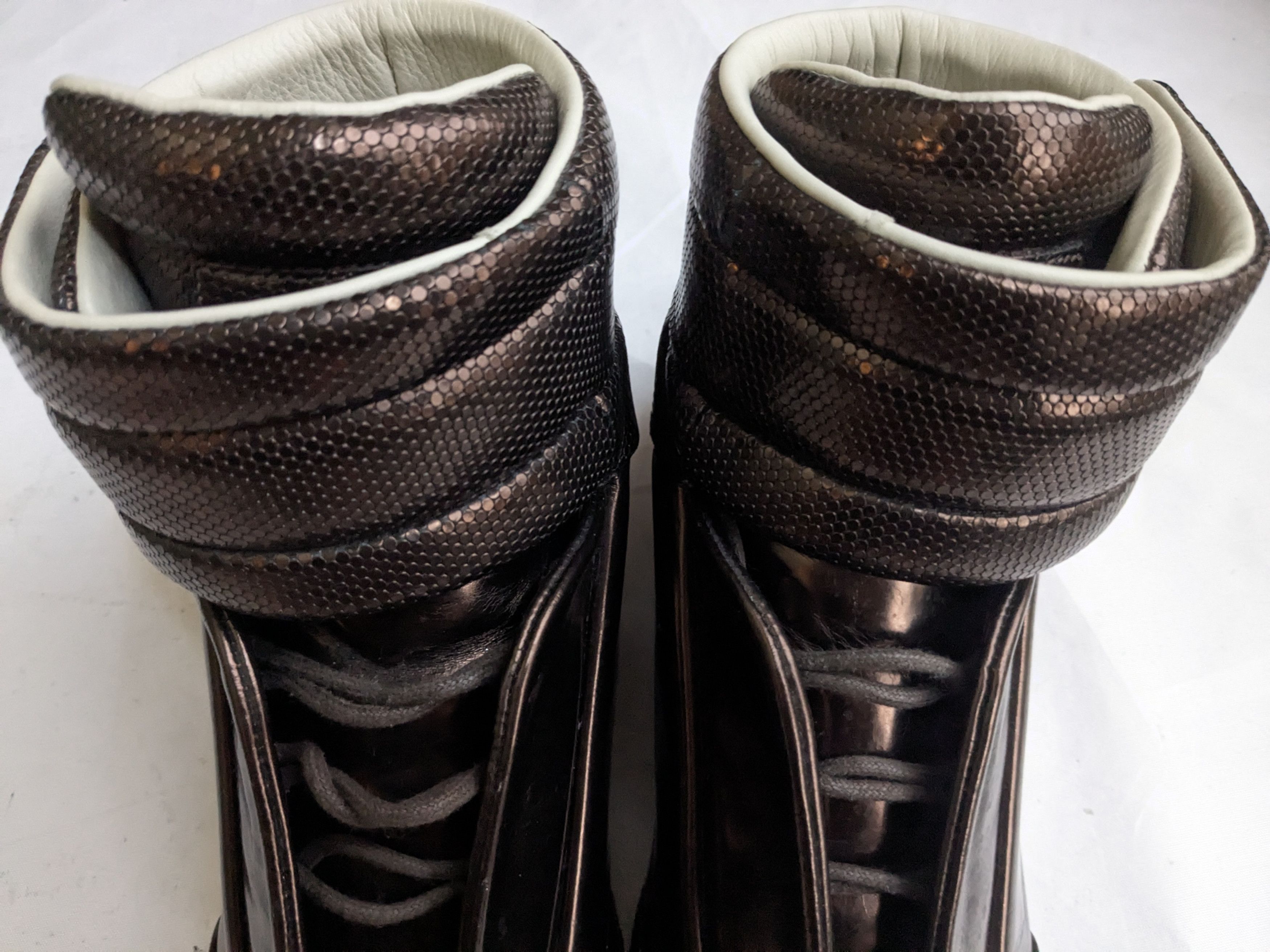 Maison Margiela Maison Margiela Future High Top Sneakers Brown Metallic 9 42 Size US 9 / EU 42 - 6 Thumbnail