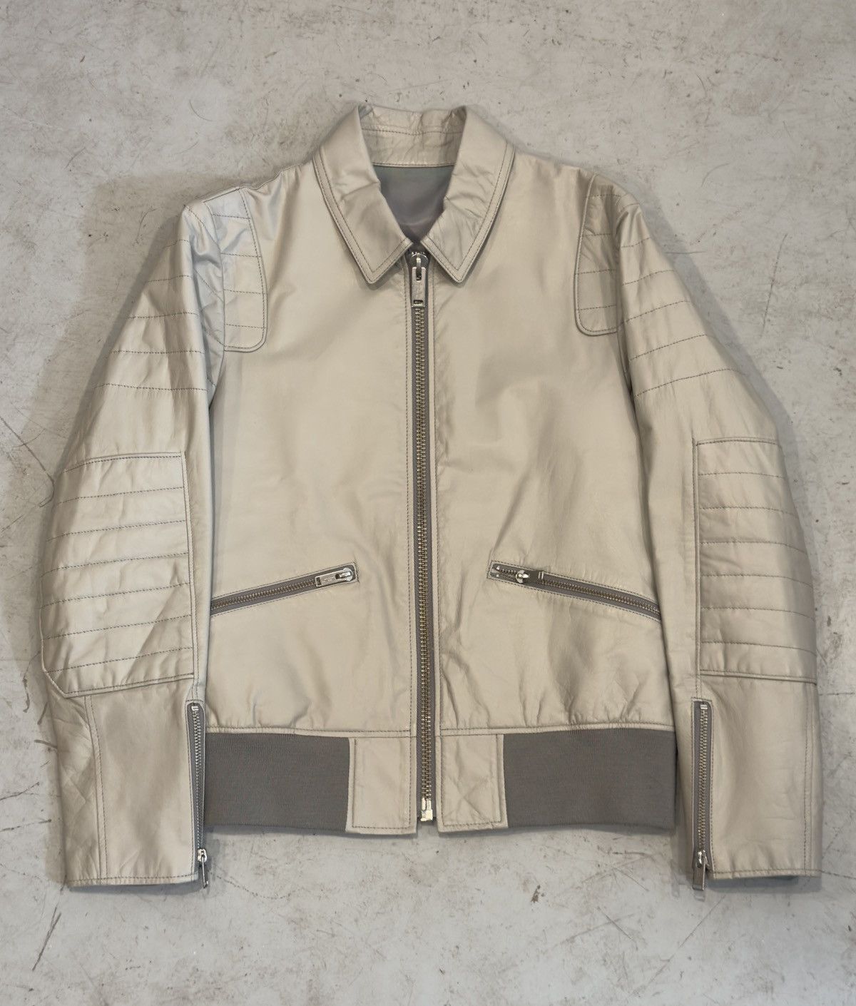 Undercover Undercover Autumn 2011 Grey Cowhide Jacket Size US S / EU 44-46 / 1 - 1 Thumbnail