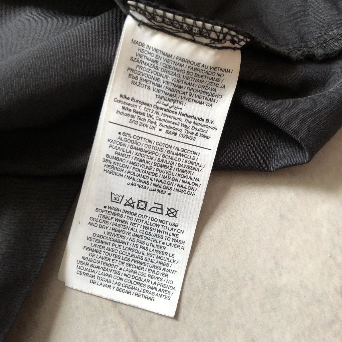 Nike × Vintage Vintage Nike nylon Bomber Jacket Y2K USA Size US S / EU 44-46 / 1 - 6 Thumbnail