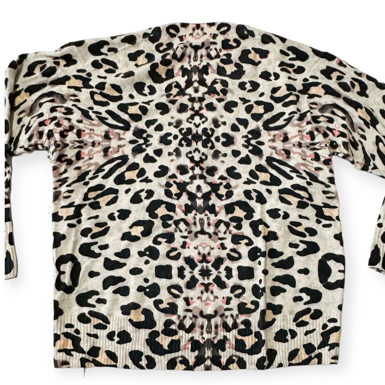 Brochu Walker New with tag, Brochu Walker Kelso Leopard Print Cashmere V- Size XS / US 0-2 / IT 36-38 - 6 Thumbnail