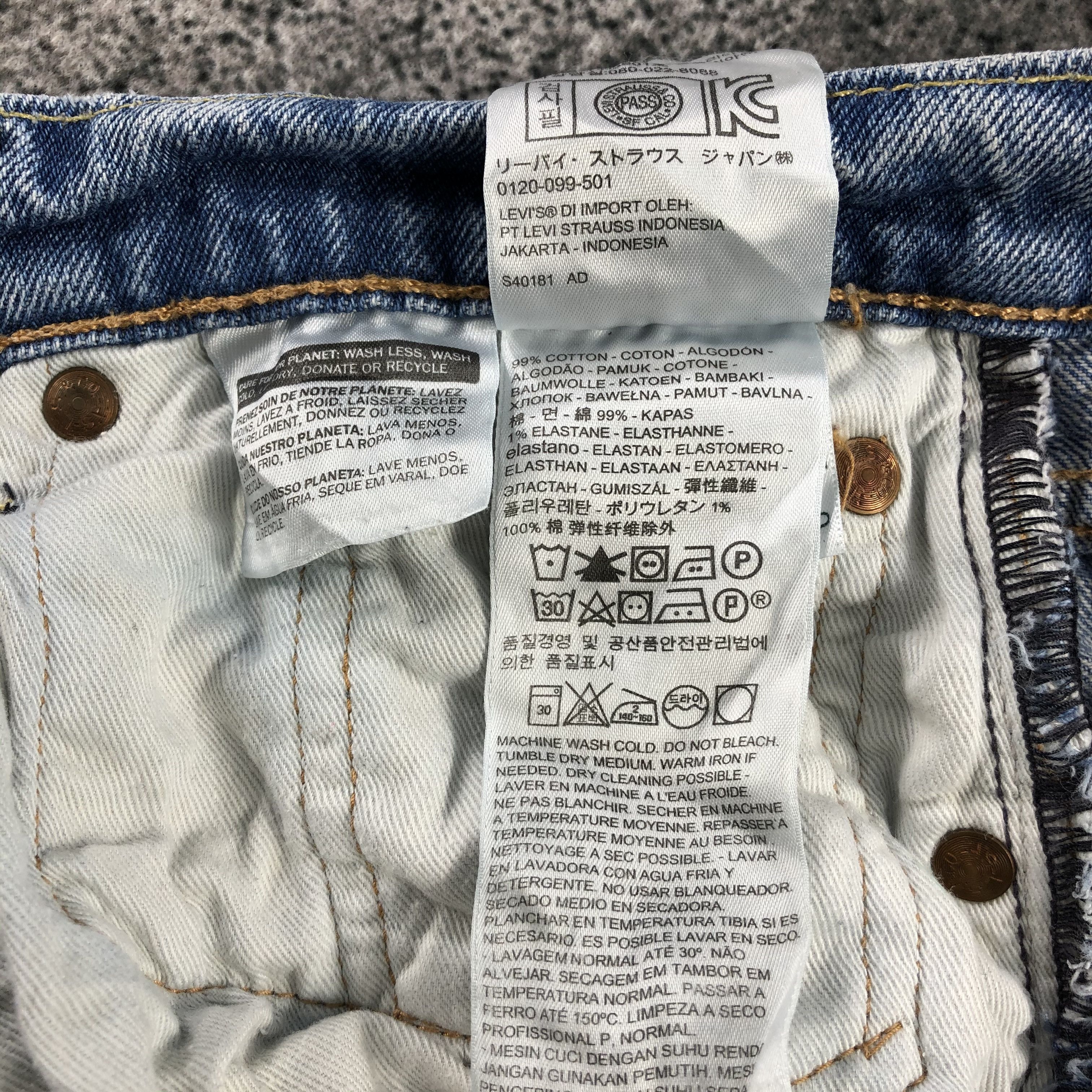 Levi's Levi's 507 Jeans Medium Wash Denim KJ1058 Size US 30 / EU 46 - 13 Thumbnail