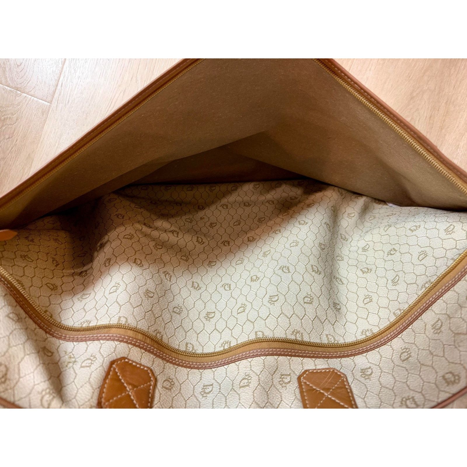 Dior DIOR Monogram Travel Duffle Bag 30x16" Logo Canvas | COA Size ONE SIZE - 11 Thumbnail