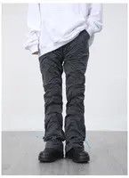 Jean Pleated Nylon Pants Size US 28 / EU 44 - 3 Thumbnail