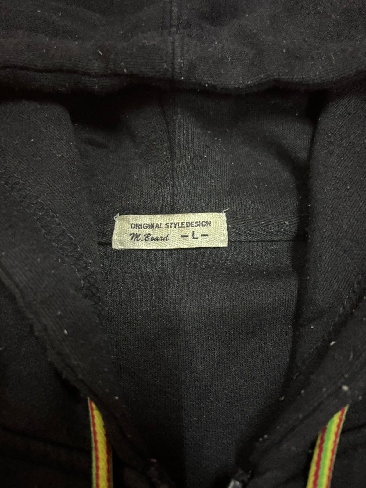 Bob Marley × Japanese Brand × Vintage Marijuana REGGAE embroidered 3 Lined Hoddie Size US L / EU 52-54 / 3 - 9 Thumbnail