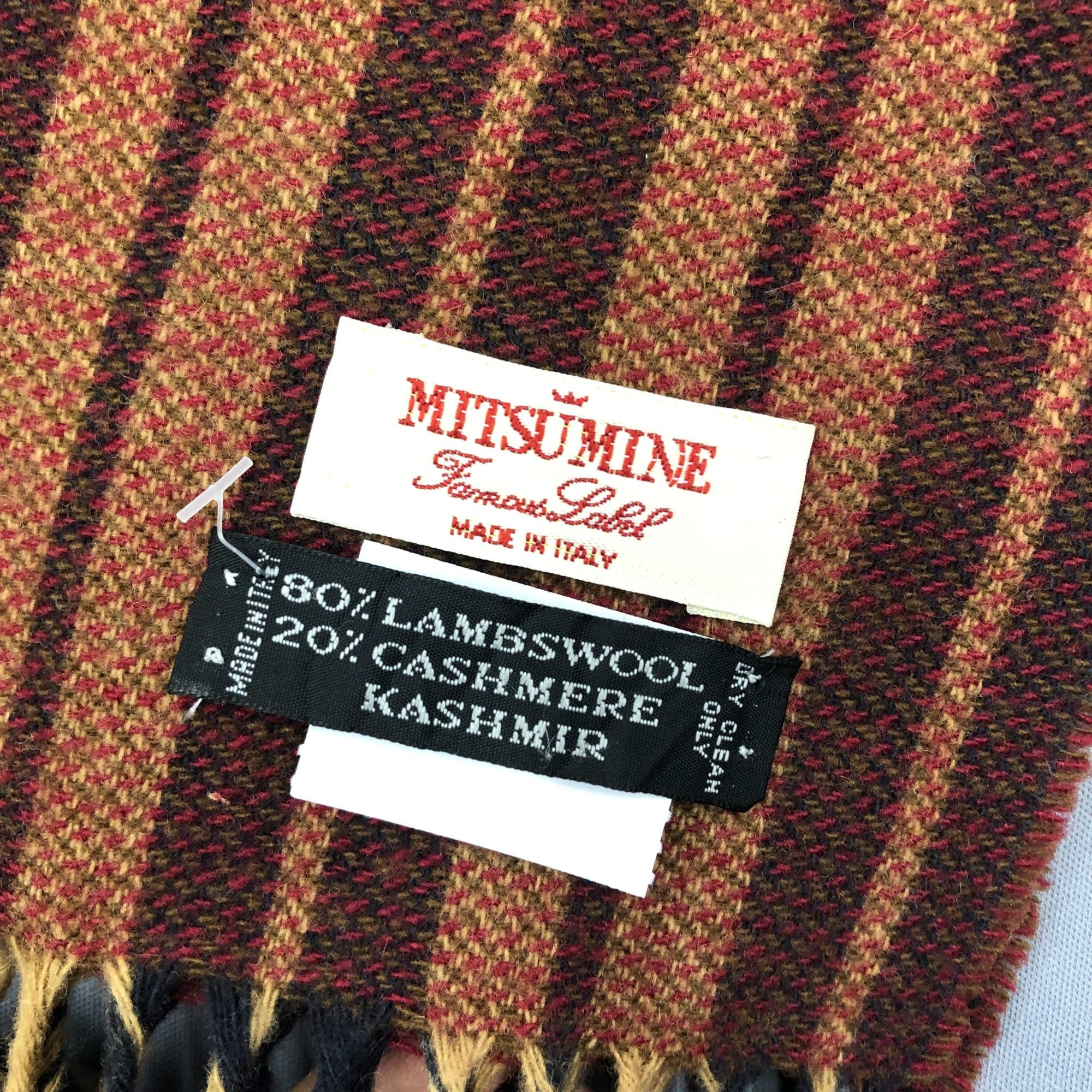 Japanese Brand Vintage Mitsumine Scarf Muffler Wool Witner Scarves Size ONE SIZE - 4 Thumbnail