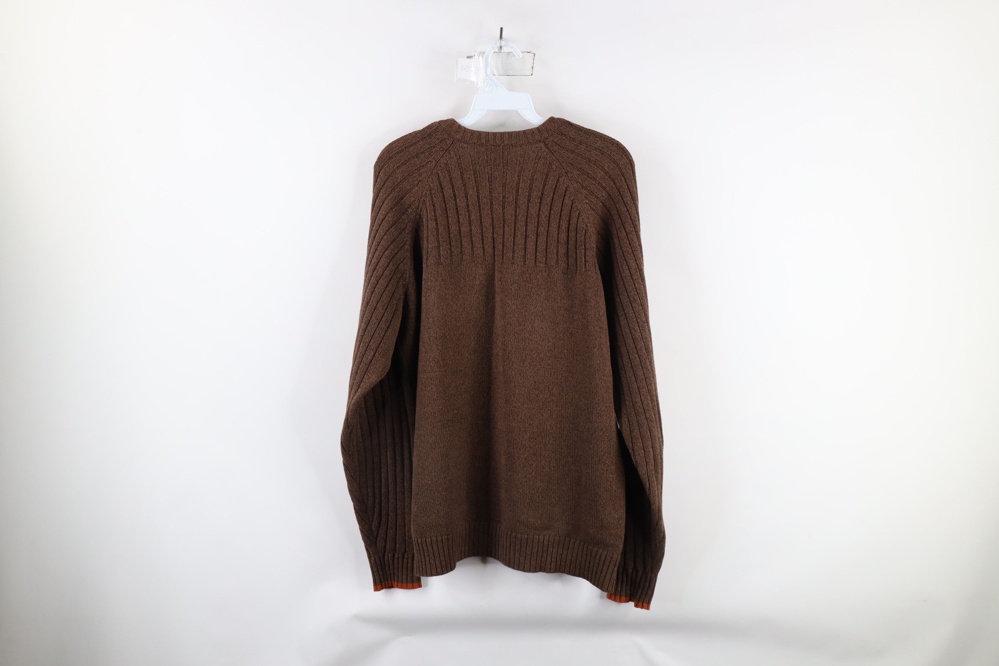 Columbia × Vintage Vintage Columbia Cotton Ribbed Knit Sweater Heather Brown Size US M / EU 48-50 / 2 - 10 Thumbnail