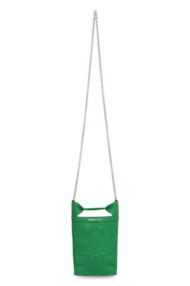 Alexander McQueen o1y0325 Size: OS / Cross-Body Bag in Green Size ONE SIZE - 4 Thumbnail
