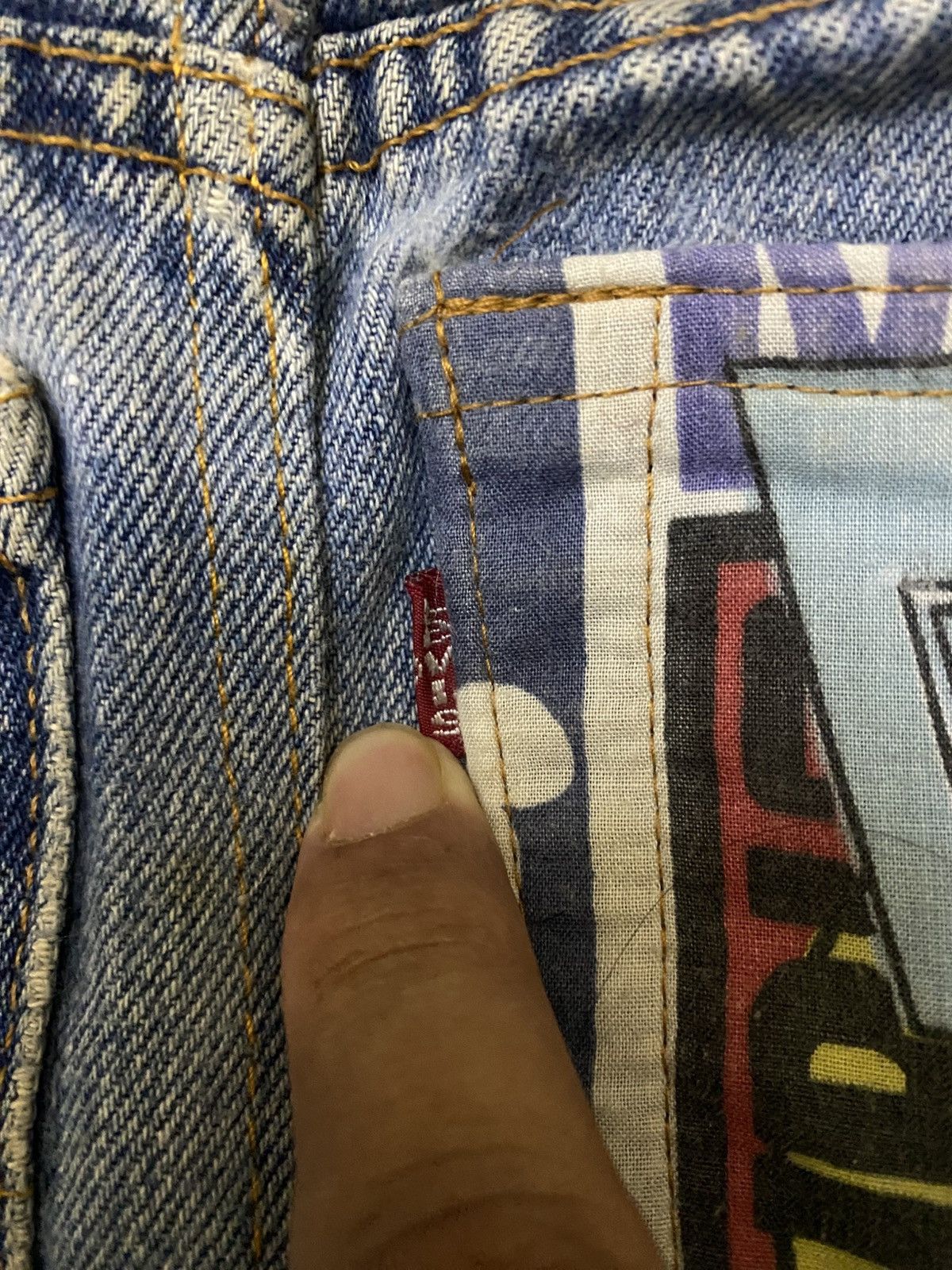 Custommade × Levi's Made & Crafted × Levi's Vintage Clothing Vintage Levis 560 RAW SEAM SKIRT CUSTOM Size 28" / US 6 / IT 42 - 5 Thumbnail