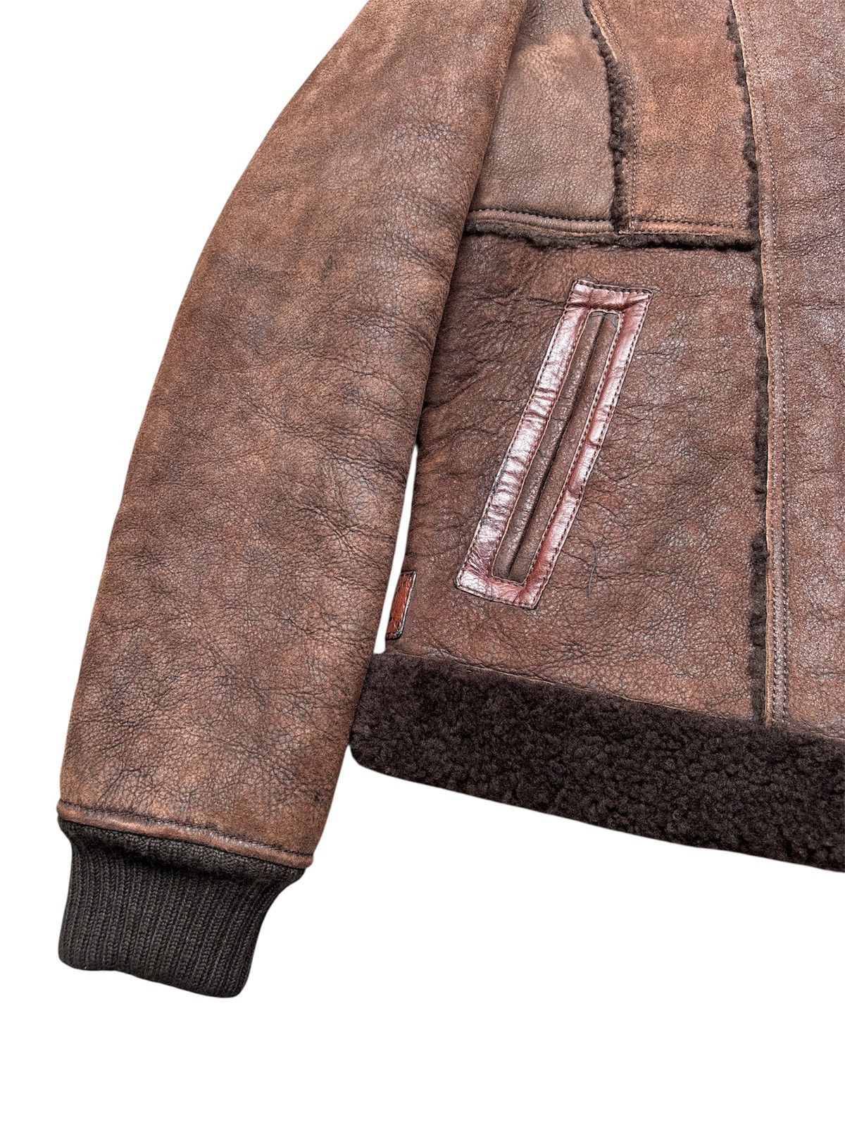 Dolce & Gabbana AW09 Lamb Leather Shearling Jacket Size US M / EU 48-50 / 2 - 5 Thumbnail