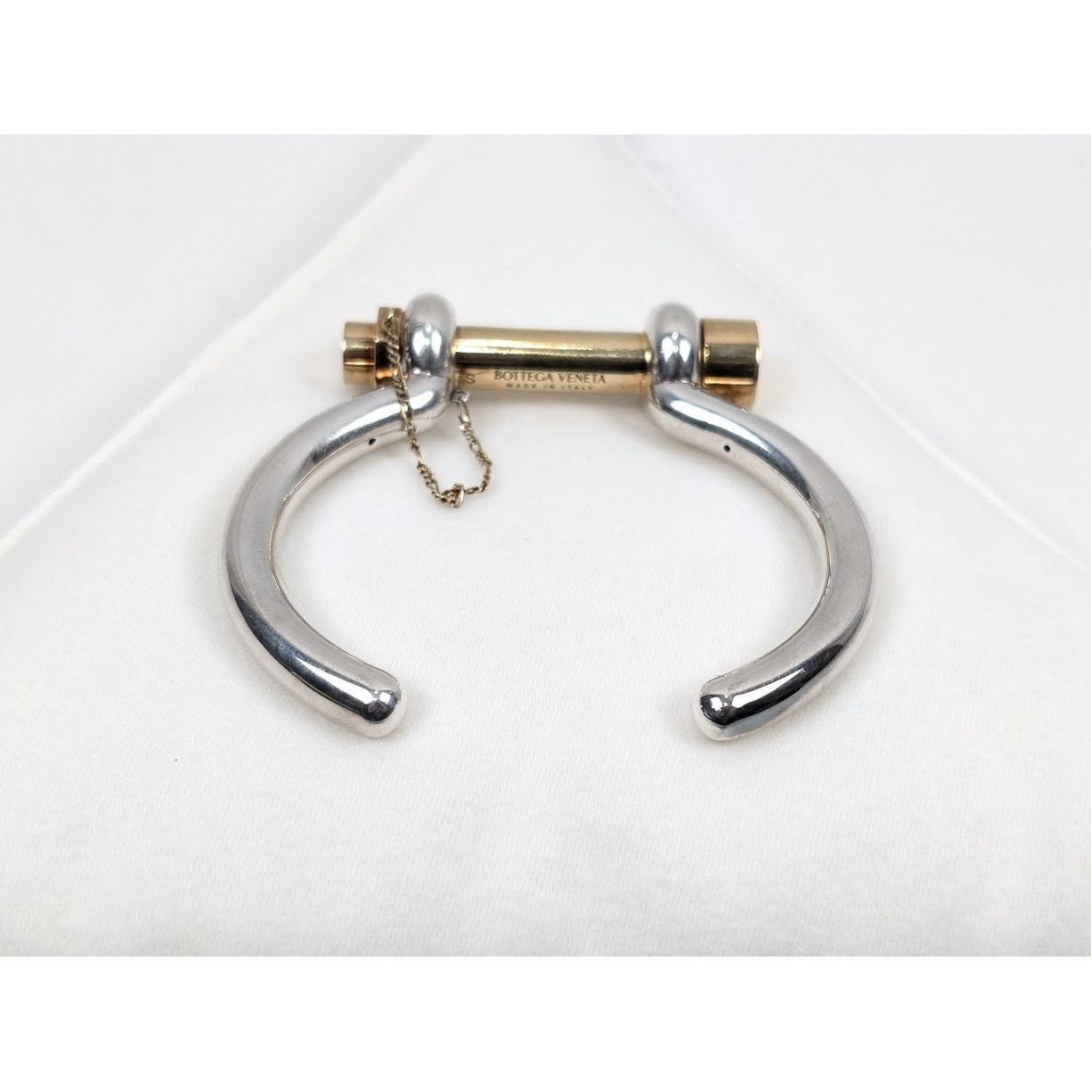 Bottega Veneta o1rshd1 Size: S / Sterling Bracelet in Silver/Yellow Gold Size ONE SIZE - 4 Thumbnail
