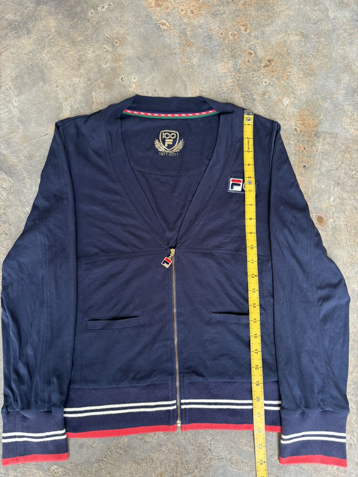 Fila Vintage Fila100 Sweatshirt Zipper Size US M / EU 48-50 / 2 - 11 Thumbnail