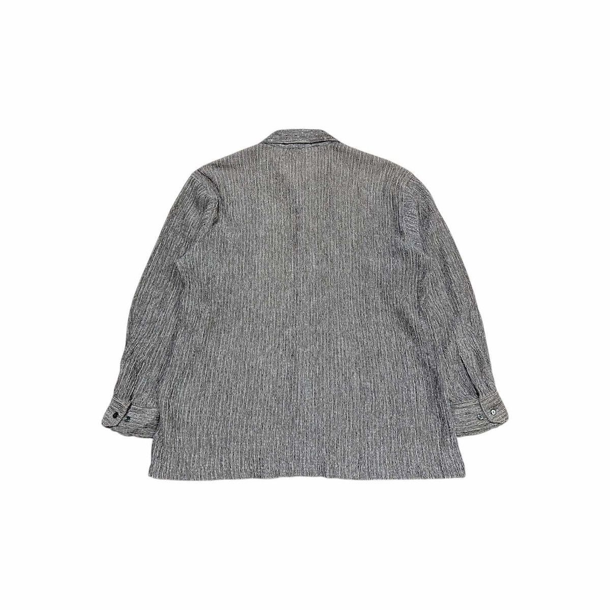 Japanese Brand 🔥Vintage Japanese Pleated Shirt Ls Issey Miyake Style Size US XL / EU 56 / 4 - 7 Thumbnail