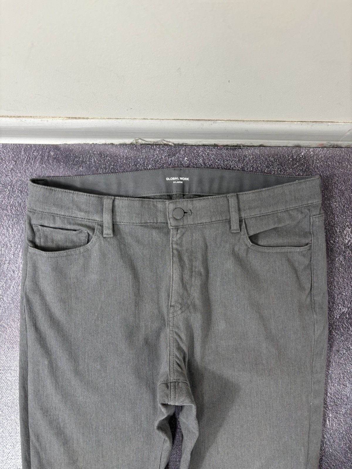 Global Work Global Work Japan Men’s Gray Avant Garde Hype Pants Trousers Size US 34 / EU 50 - 5 Thumbnail