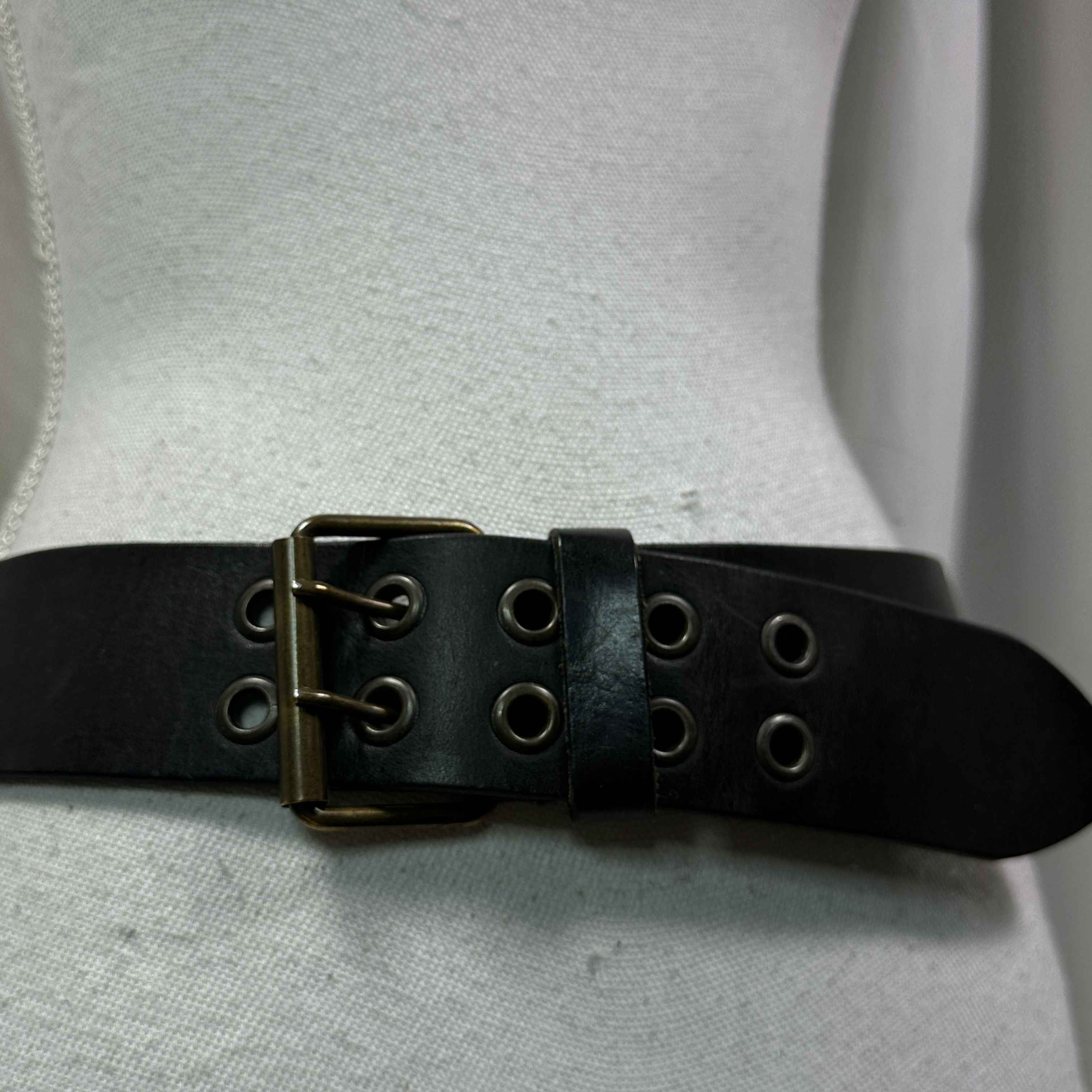 Vintage Vintage Avant Garde Grunge Leather Belt Y2K Size ONE SIZE - 4 Thumbnail