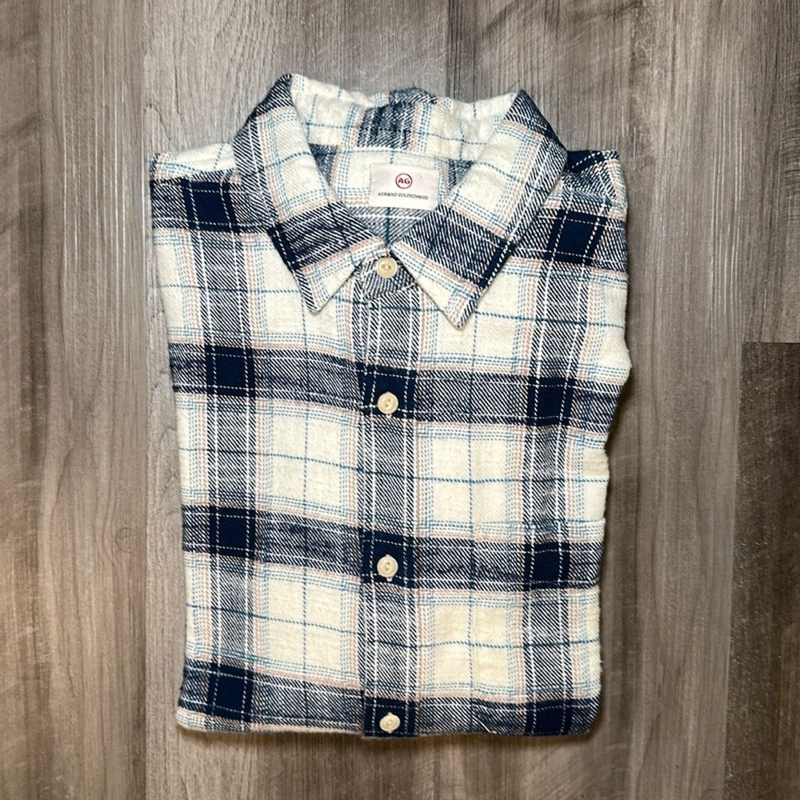 AG Adriano Goldschmied AG Adriano Goldschmied Flannel Long Sleeve - Medium Size US M / EU 48-50 / 2 - 1 Thumbnail
