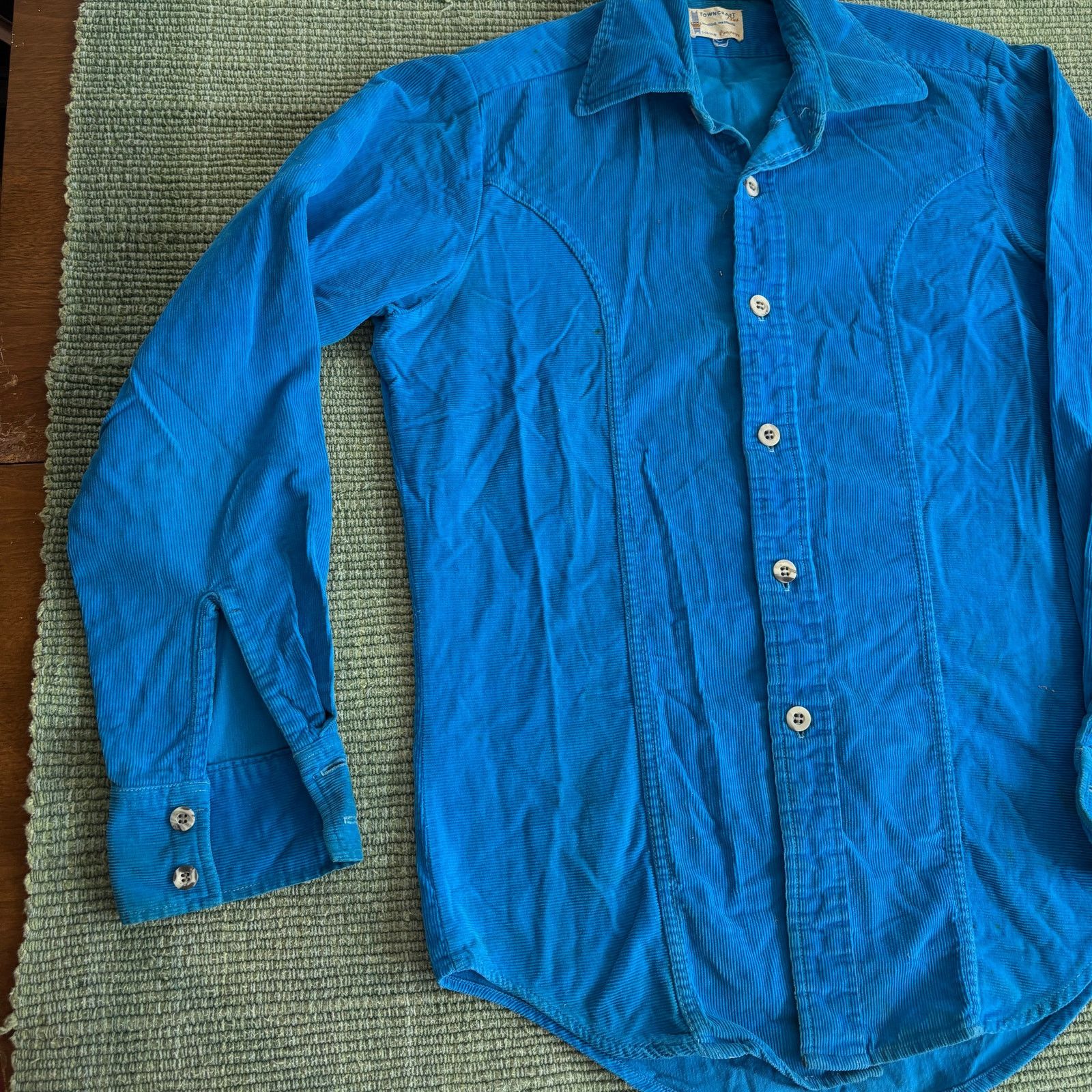 Towncraft × Vintage Vintage 1960's Corduroy Towncraft Button Up Western Shirt M Size US M / EU 48-50 / 2 - 4 Thumbnail