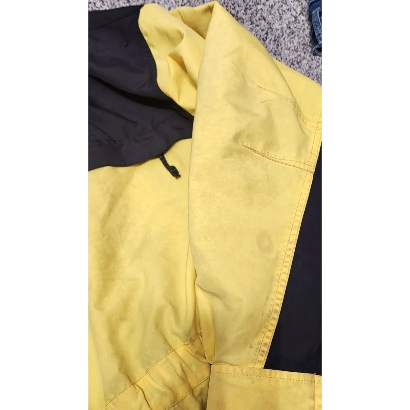 The North Face VINTAGE The North Face Parka Jacket XL Men 90s Black Yellow Nylon Skiing coat Size US XL / EU 56 / 4 - 2 Thumbnail
