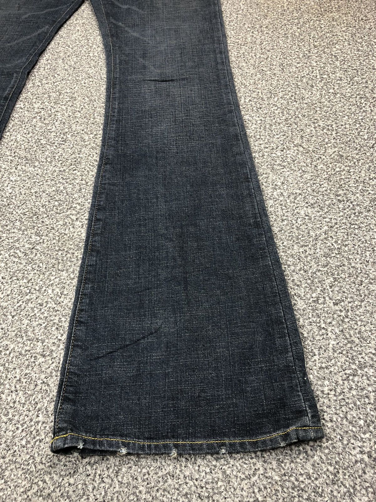 Japanese Brand × Vintage × Von Dutch Vintage Kustommade Von Dutch Flare Jeans Size 30" / US 8 / IT 44 - 10 Thumbnail