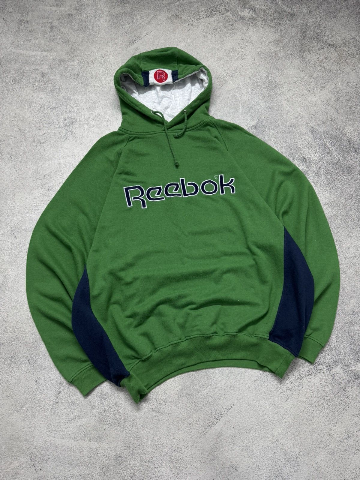 Reebok Vintage Y2k Reebok Big Logo Hoodie 00’s Size US XXL / EU 58 / 5 - 3 Thumbnail