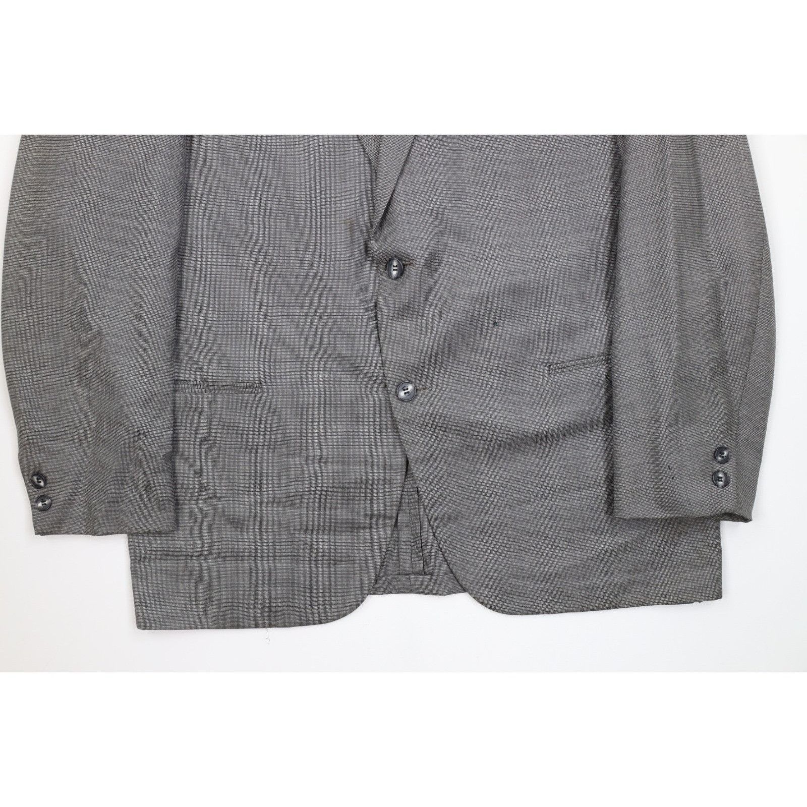 Vintage Vintage 60s Macys Distressed Wool 2 Piece Suit Size 44R - 4 Thumbnail