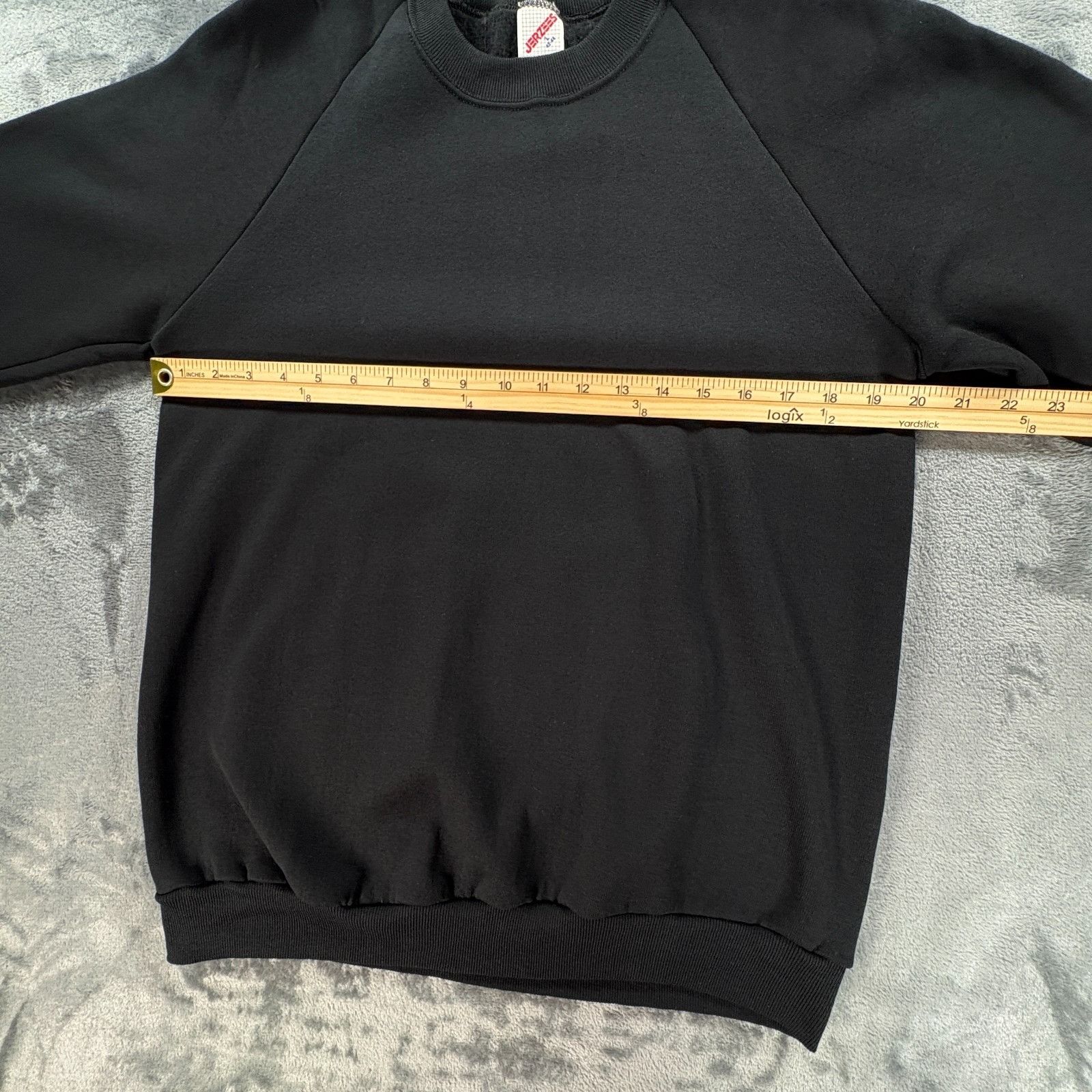 Jerzees Vintage 90s Jerzees Sweatshirt Size L Black Blank New Withou Size US L / EU 52-54 / 3 - 5 Thumbnail