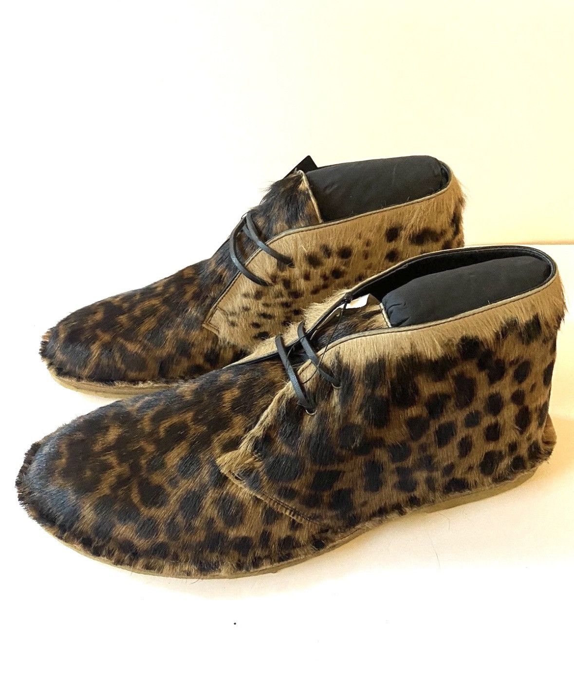 Saint Laurent Paris Saint Laurent Wolf Lynx Pony Hair Boots $1195 Size US 13 / EU 46 - 6 Thumbnail