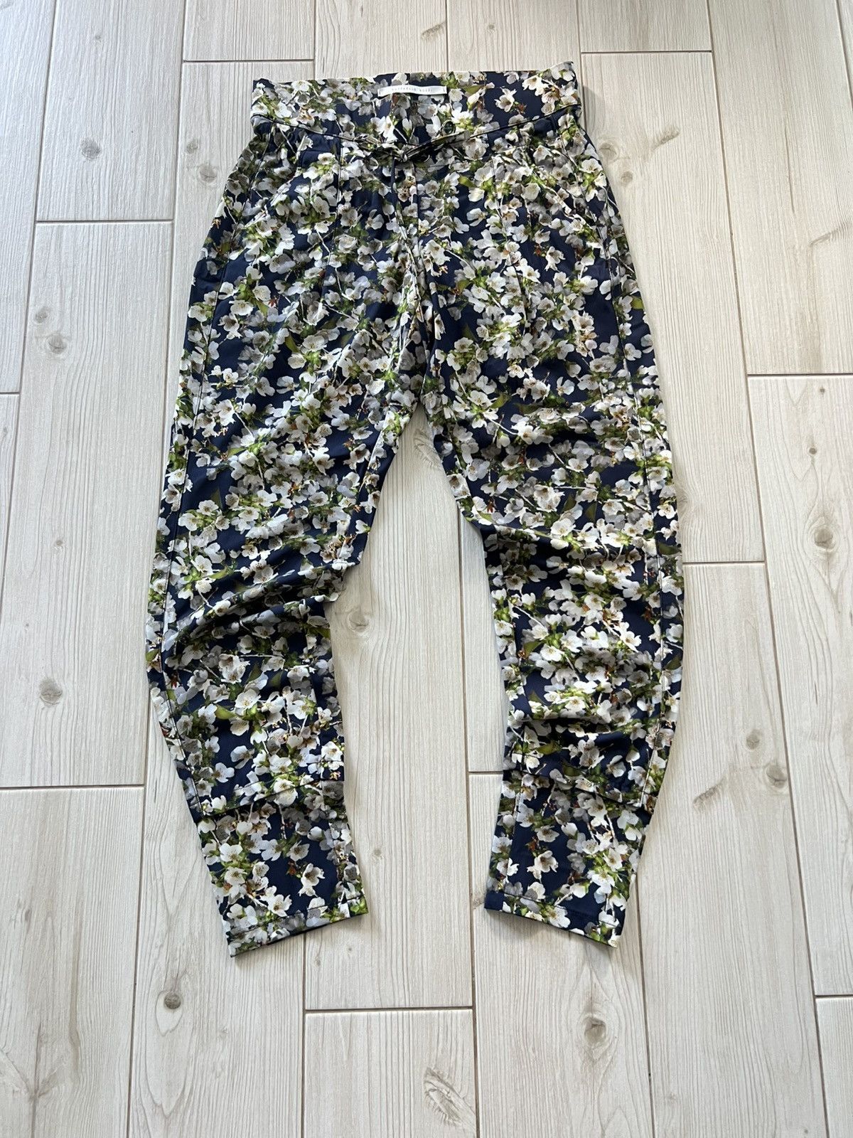 Vintage Raffaello Rossi Women’s Slim Fit Floral 36 Size Size 36" / US 14 / IT 50 - 2 Thumbnail