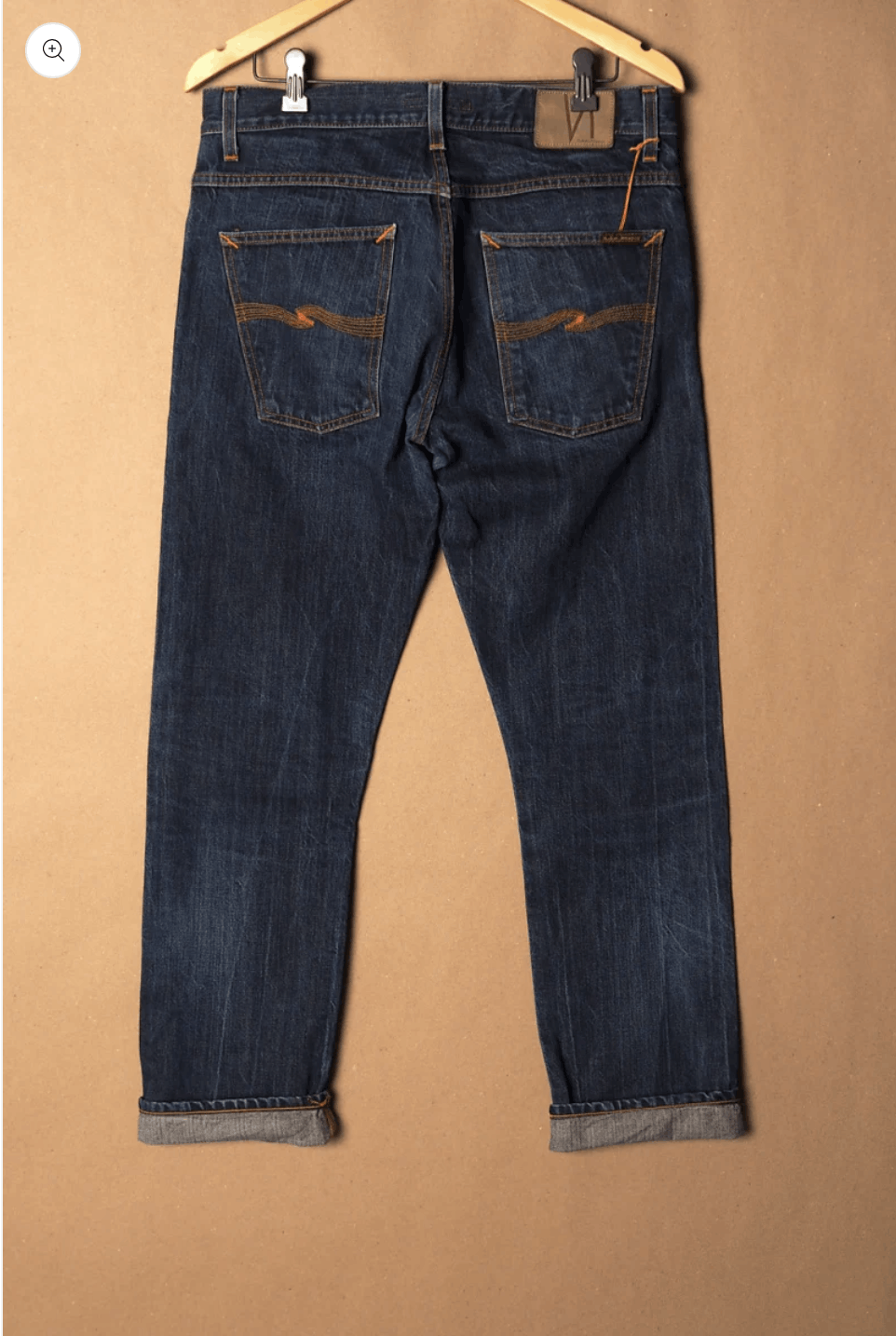Nudie Jeans Nudie Jeans Grim Tim – Dry Selvedge (Re-Use) Size US 34 / EU 50 - 3 Thumbnail