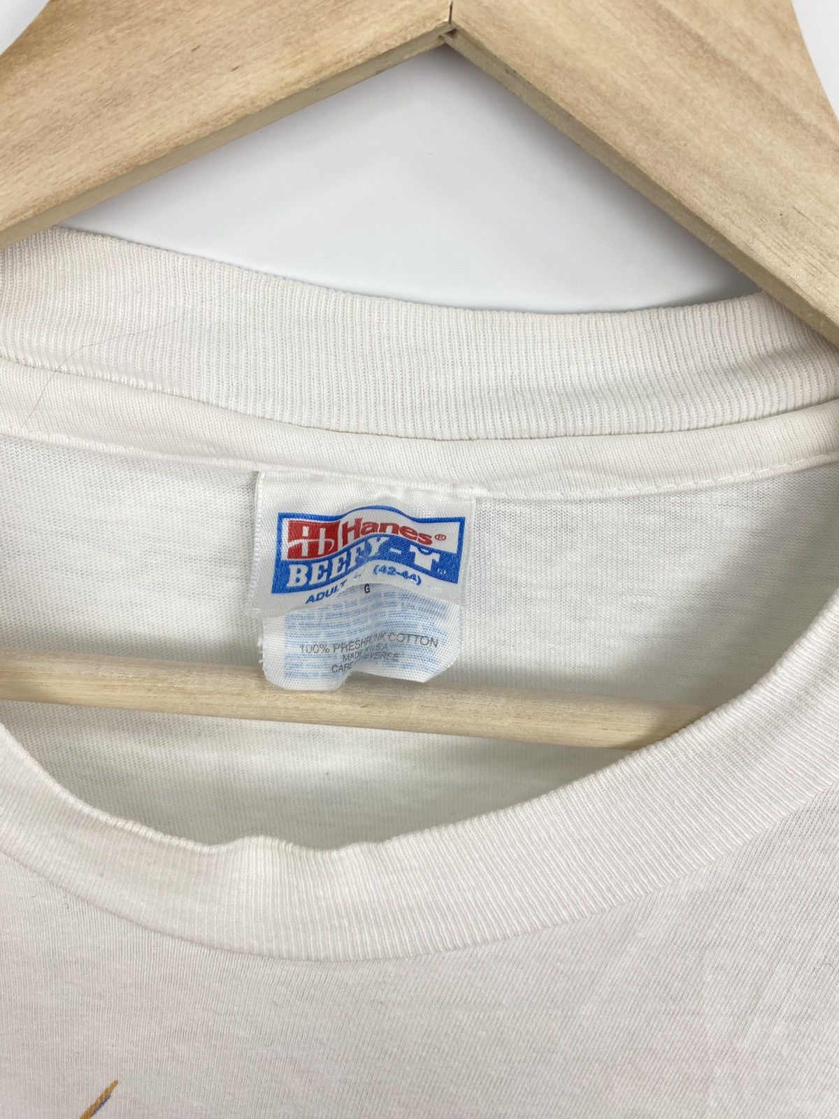 Hanes 🇺🇸 Vintage 90s Pocahontas Walt Disney Pictures Movie T-Shirt Size US L / EU 52-54 / 3 - 5 Thumbnail