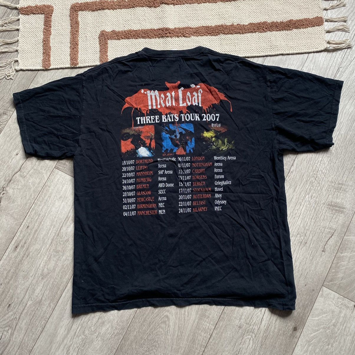 Band Tees MEAT LOAF 2007 TOUR ROCK BAND T SHIRT Size US XL / EU 56 / 4 - 2 Thumbnail