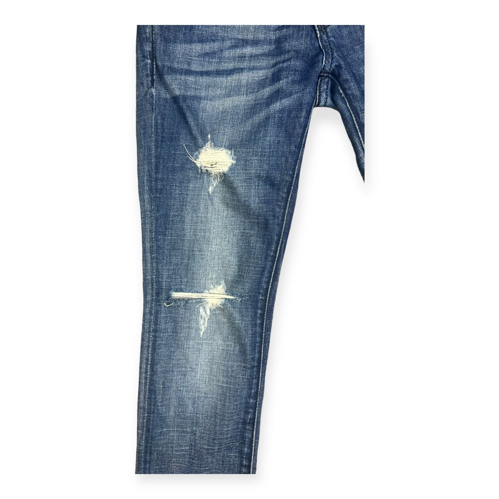 Nordstrom Vigoss Studio | The Thompson Rolled Skinny Distressed Jeans Size 26" / US 2 / IT 38 - 7 Thumbnail