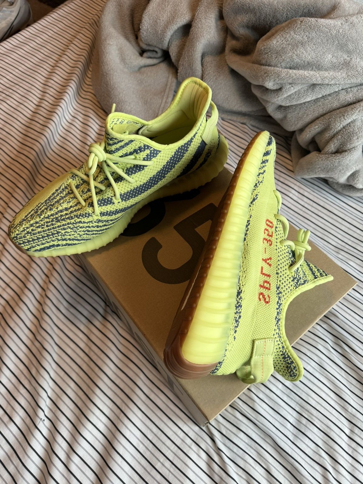 Adidas Hype Kanye West Yeezy 350 Frozen Yellow Sz 13 Grailed