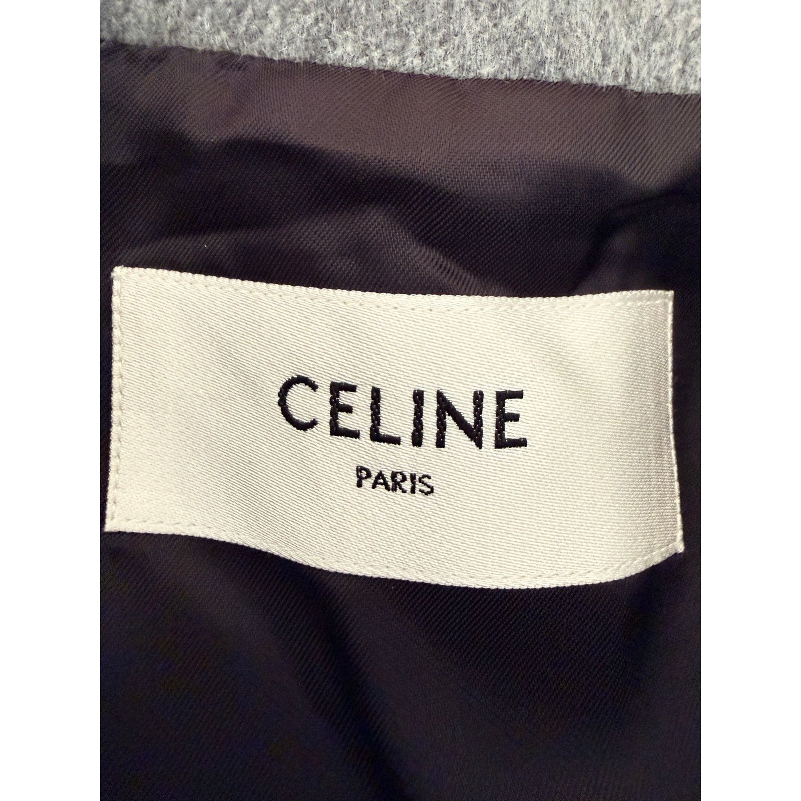 Celine Celine Vareuse Double Face Cashmere Jacket Grey IT 52 NWT Size US L / EU 52-54 / 3 - 12 Thumbnail