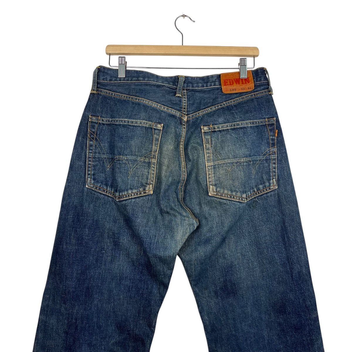 Edwin Vintage Edwin Lot 505 Redline Denim Jean Size US 32 / EU 48 - 9 Thumbnail