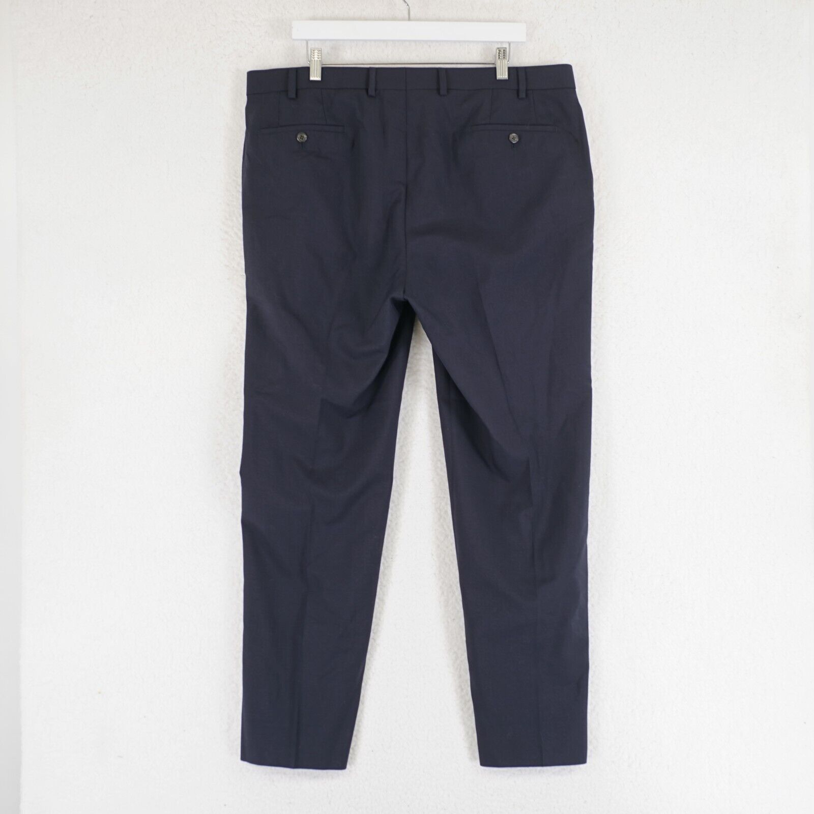 Lauren Ralph Lauren Lauren Ralph Lauren Wool Blue Flat Front Mid Rise Dress Pant Size 40R - 3 Thumbnail