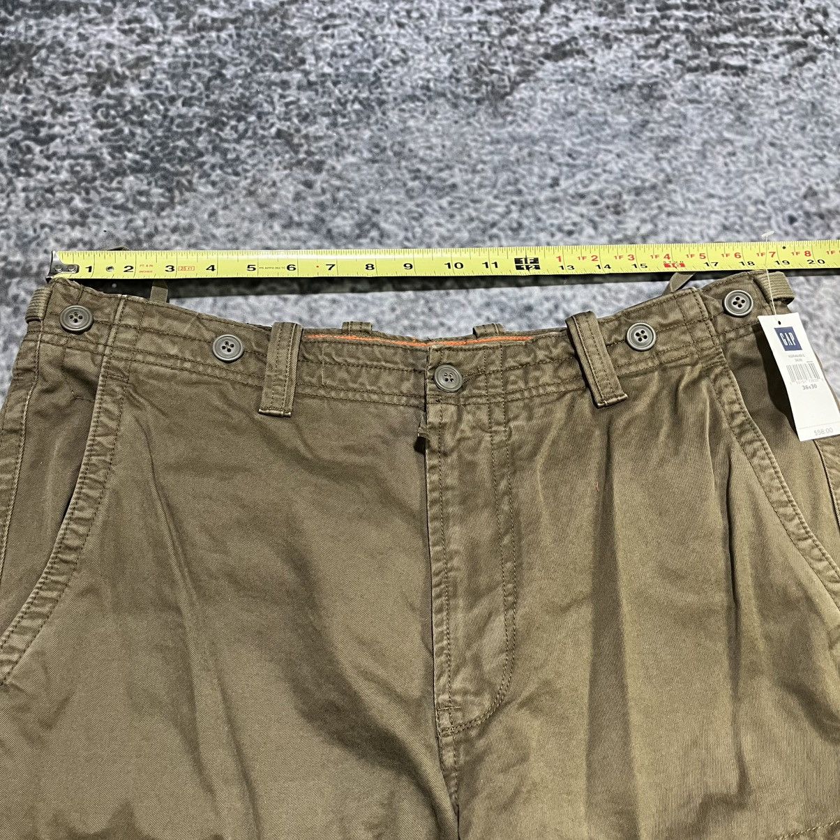 Gap VINTAGE Y2K GAP BAGGY WIDE LEG GRUNGE SKATER CARGO PANTS NEW Size US 36 / EU 52 - 11 Thumbnail