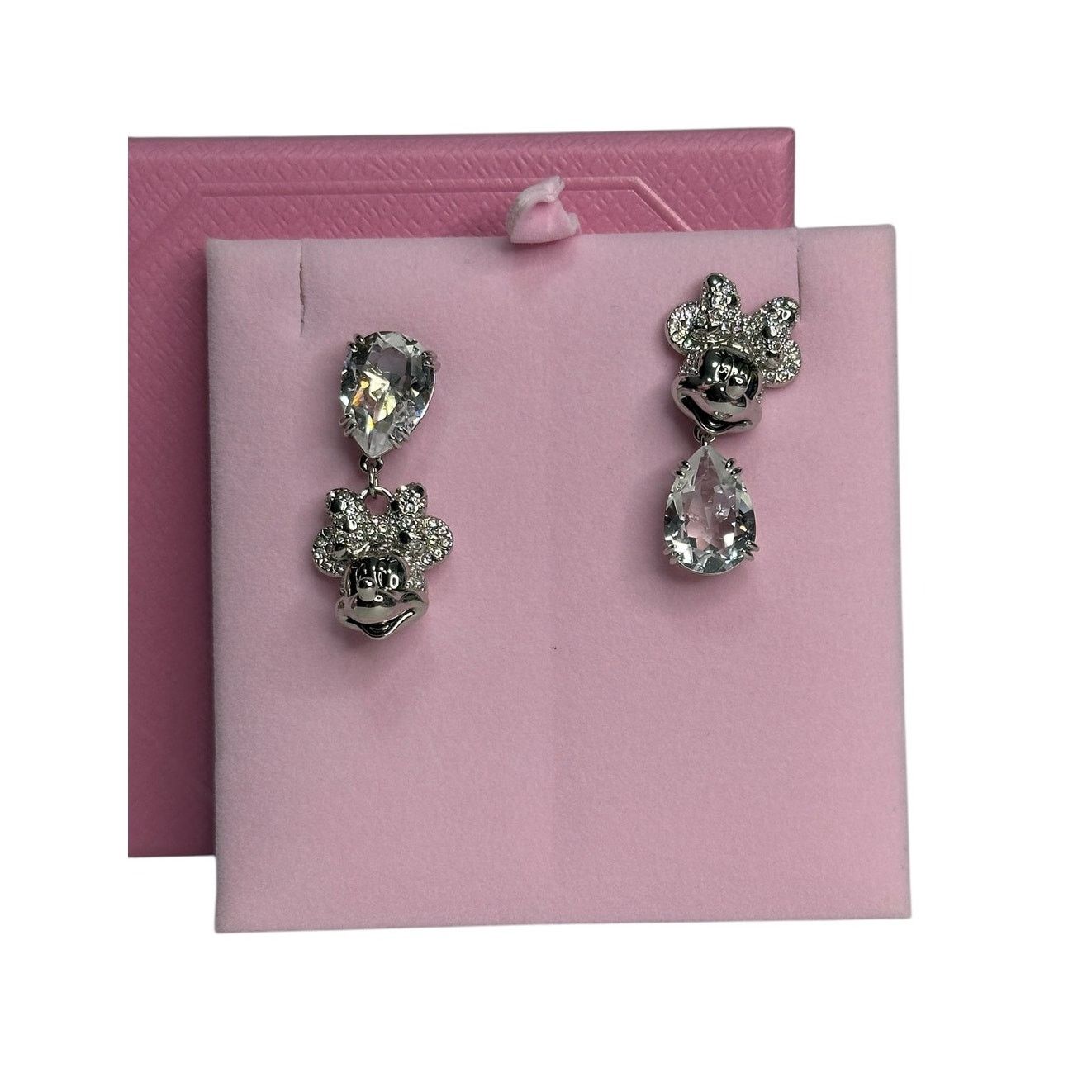 Swarovski Swarovski 100 Years Disney Minnie Mouse drop earrings Size ONE SIZE - 11 Thumbnail