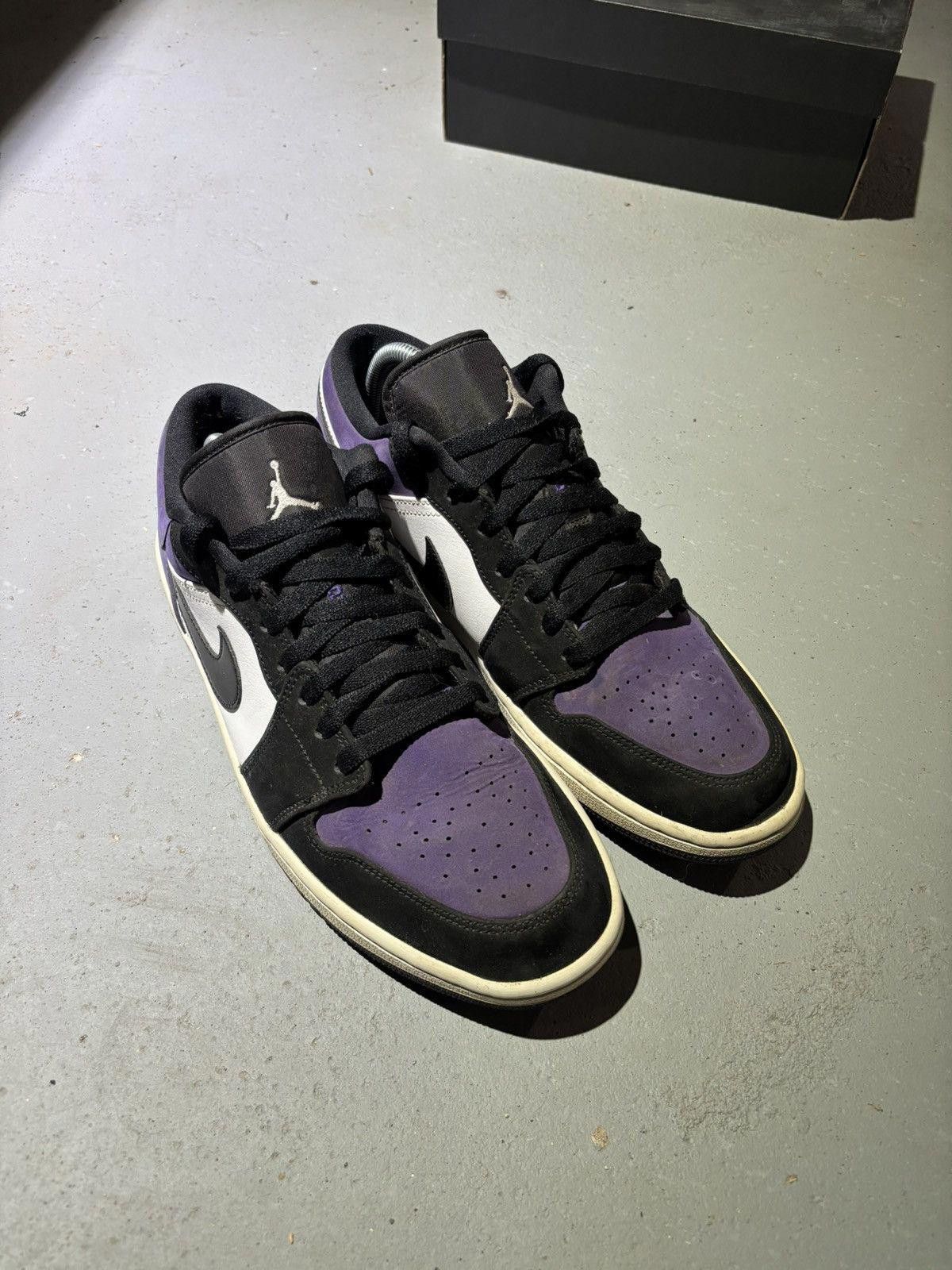 Jordan Brand Jordan 1 Low Court Purple Size US 10.5 / EU 43-44 - 6 Thumbnail