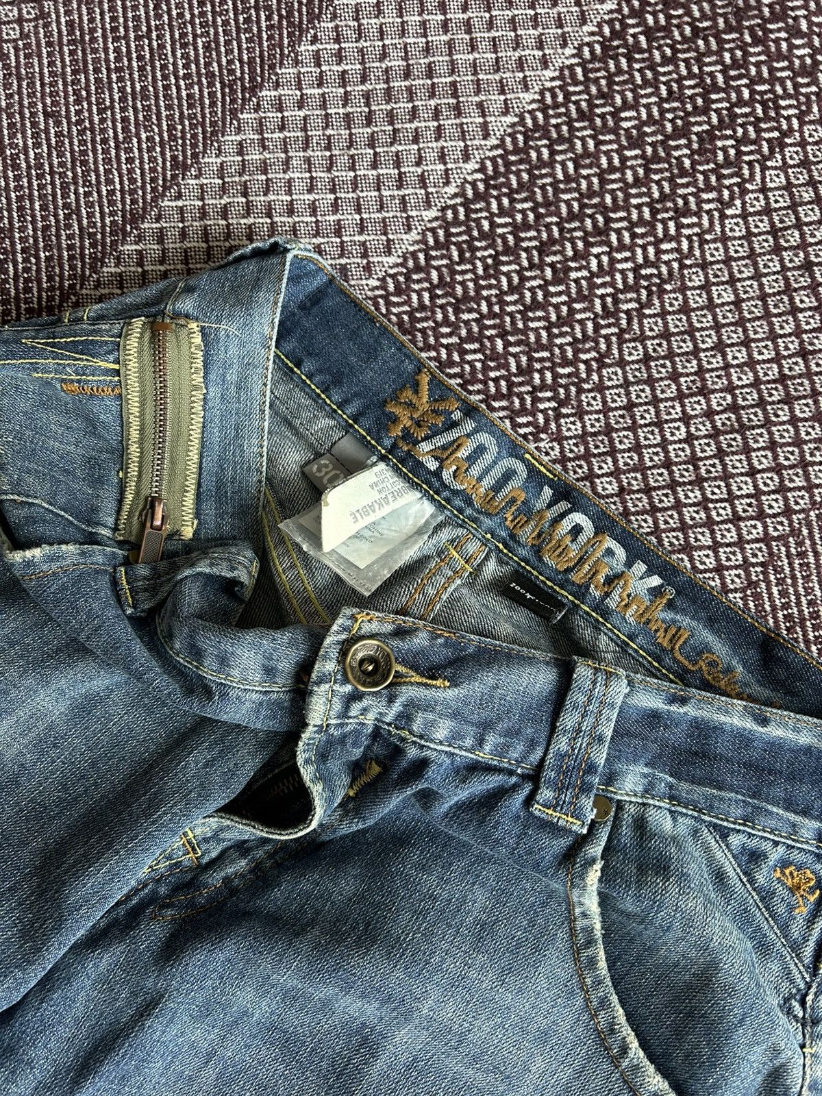 Jean × Vintage × Zoo York Vintage Baggy Zoo York Denim Dirty Jeans Size 30 Streetwear Size US 30 / EU 46 - 12 Thumbnail