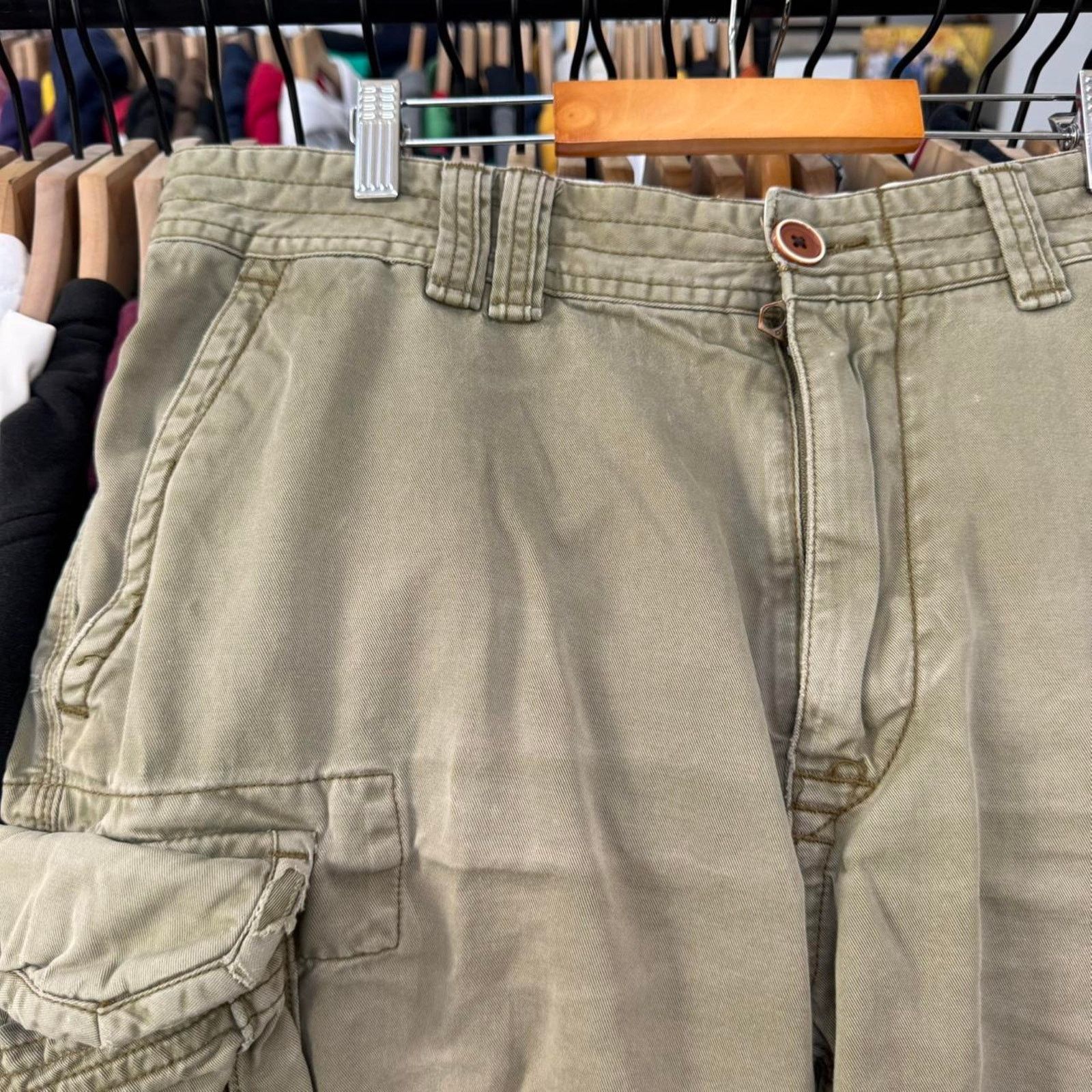 Polo Ralph Lauren Vintage 90s Polo Ralph Lauren Distressed & Faded Cargo Pants Size US 36 / EU 52 - 2 Thumbnail