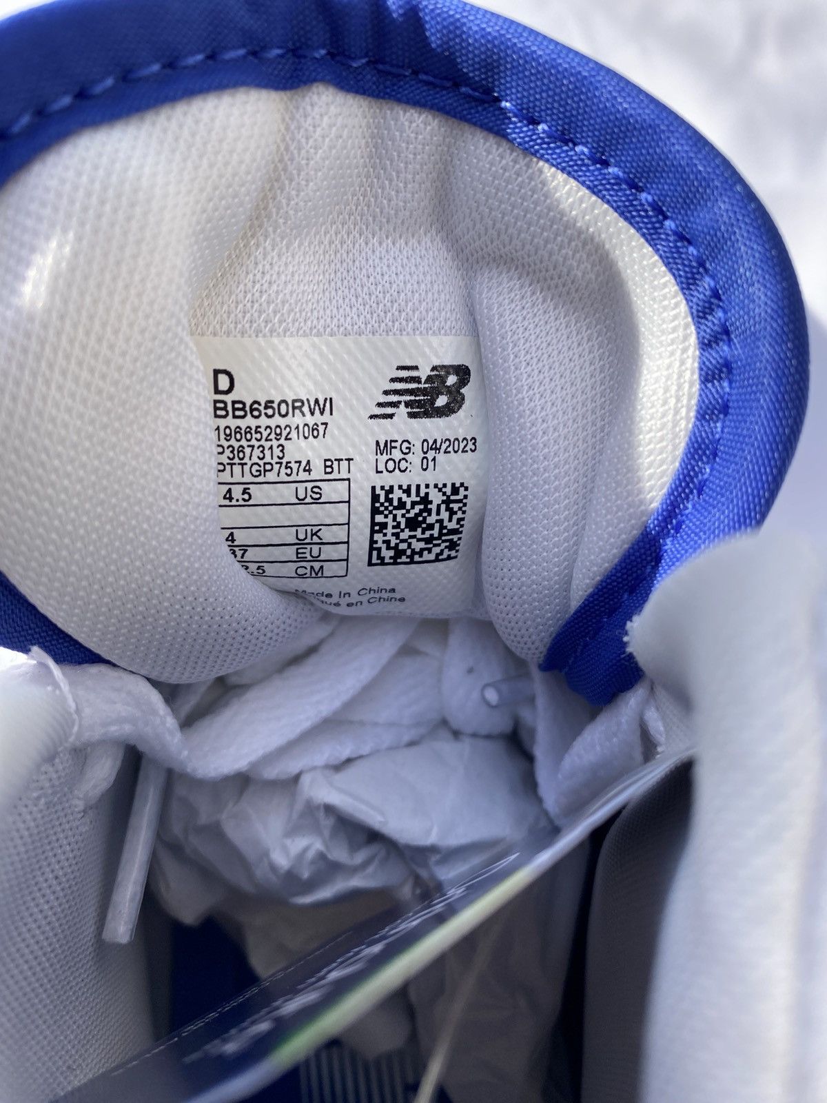 New Balance New Balance 650R Angora Pack Marine Blue US 4.5 Brand New Size US 4.5 / IT 34.5 - 7 Thumbnail