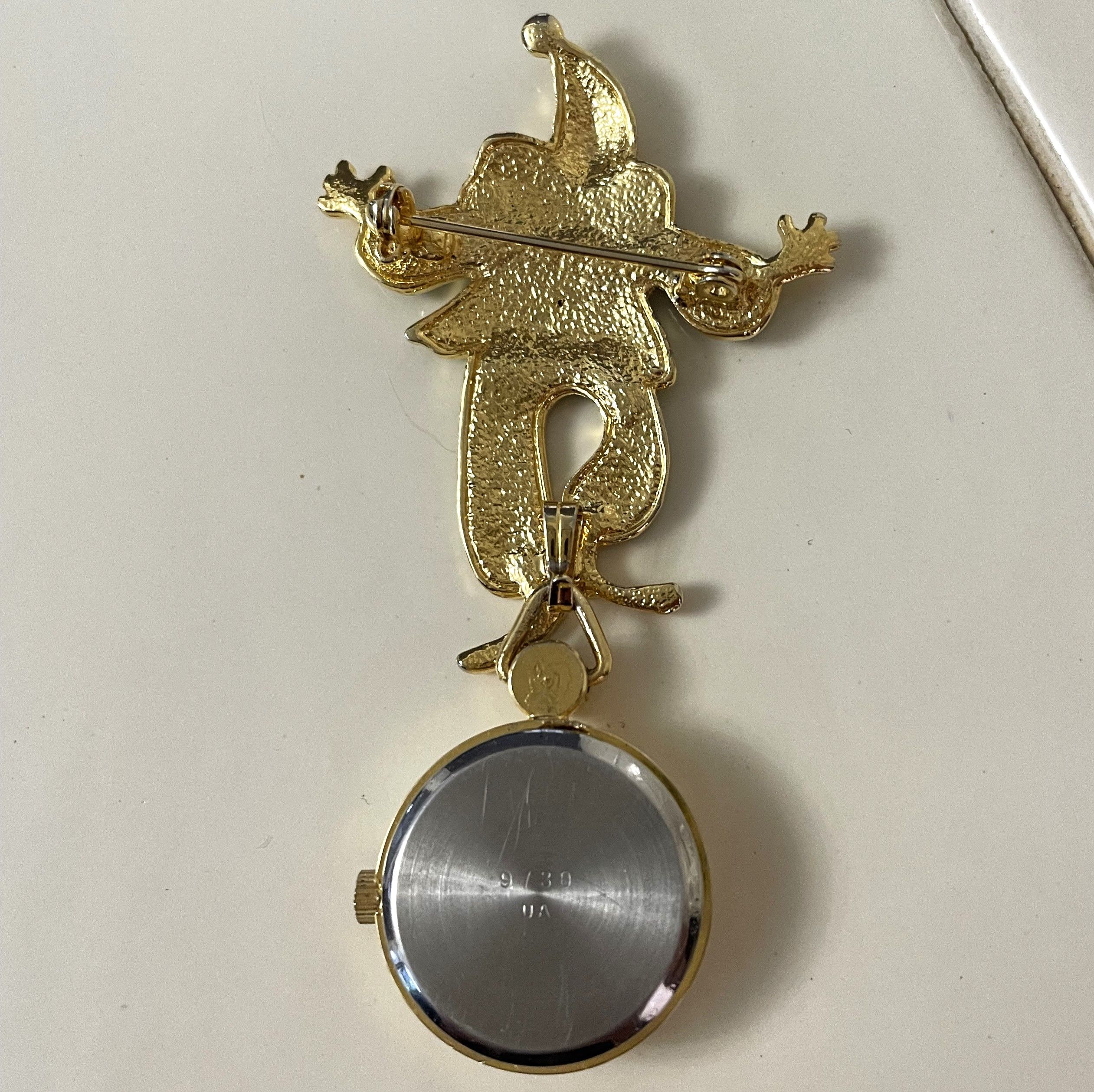 Other Brooch Watch 1980s Zenzi Clown . Size ONE SIZE - 4 Thumbnail