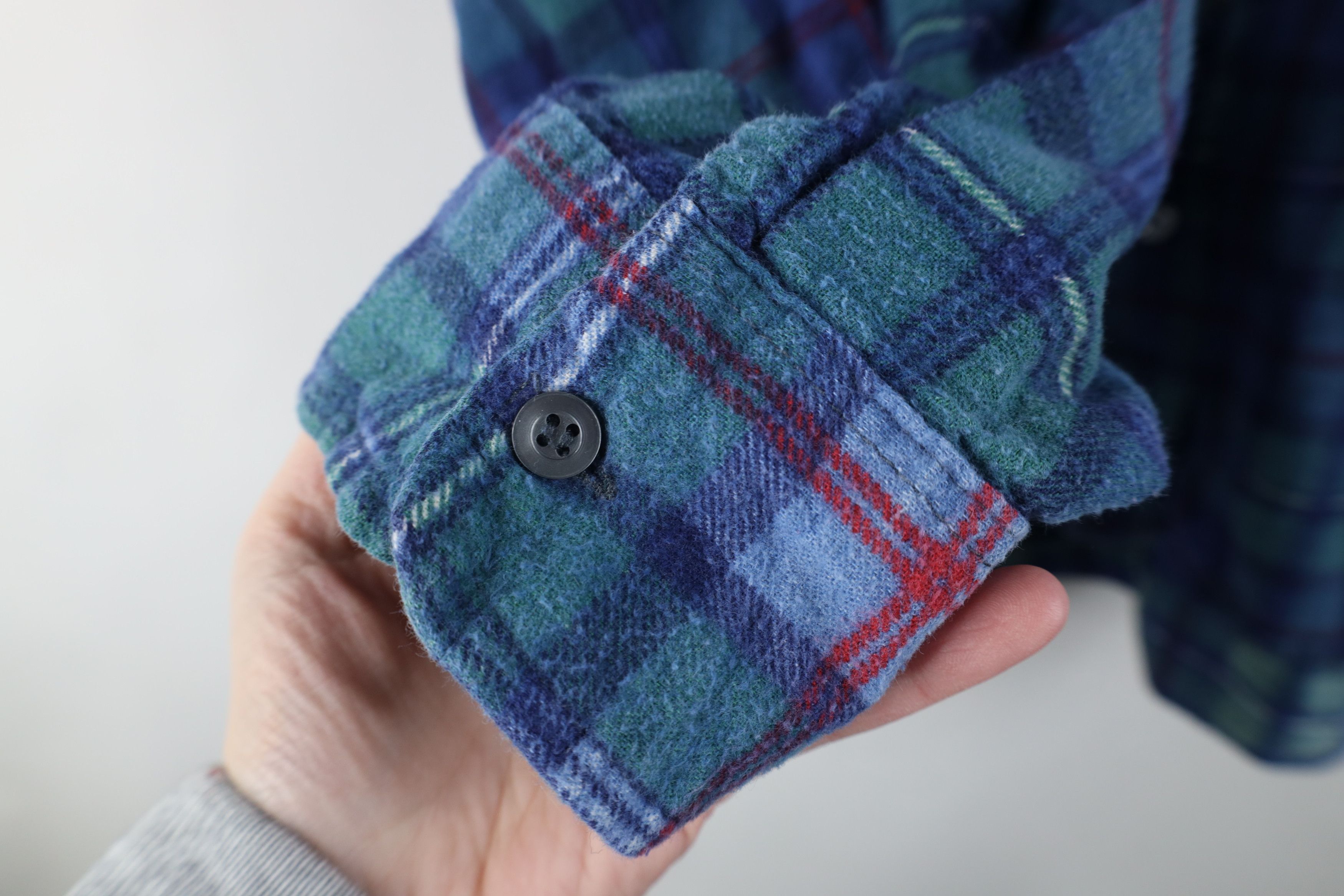 Vintage Vintage 90s Streetwear Flannel Collared Button Shirt Size US XXL / EU 58 / 5 - 8 Thumbnail
