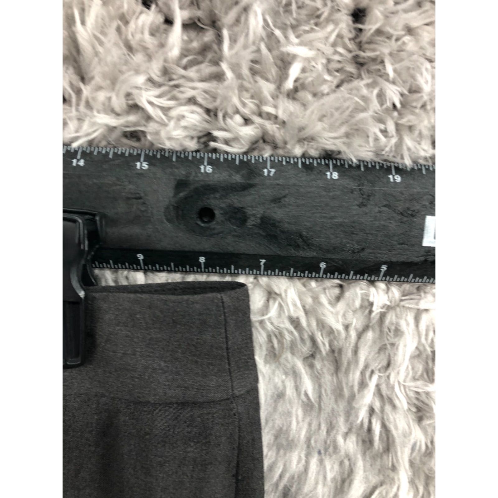 Anne Klein Anne Klein Gray Dress Pants Size 8 Womens Knit Flat Front Elastic Waist Pockets Straight Leg Modern Classic Size 30" / US 8 / IT 44 - 2 Thumbnail