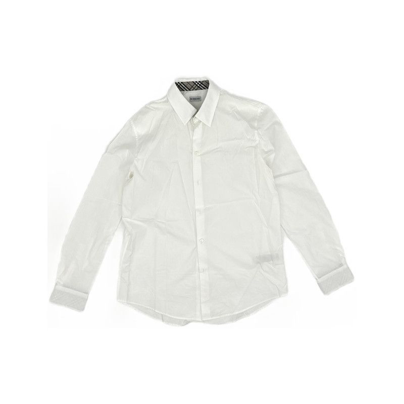Burberry Burberry Slim Fit White Shirt for Men 0079 Size US L / EU 52-54 / 3 - 1 Thumbnail