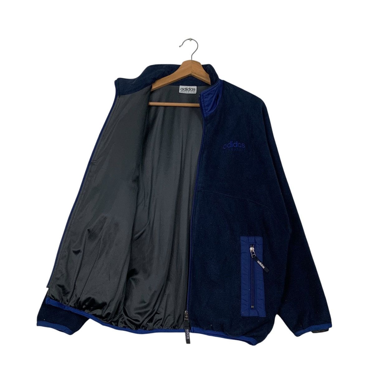Adidas ADIDAS ADVENTURE Turtleneck Zipper Fleece Jacket #2381-C107 Size US L / EU 52-54 / 3 - 9 Thumbnail