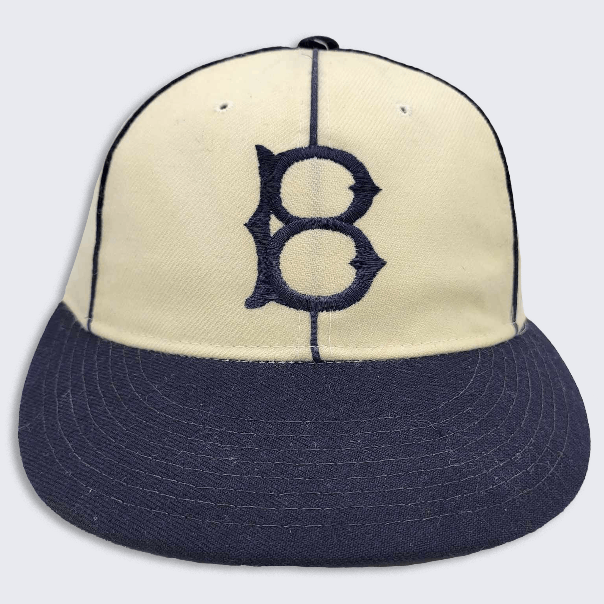 Brooklyn Dodgers Vintage Leather Band Fitted Hat