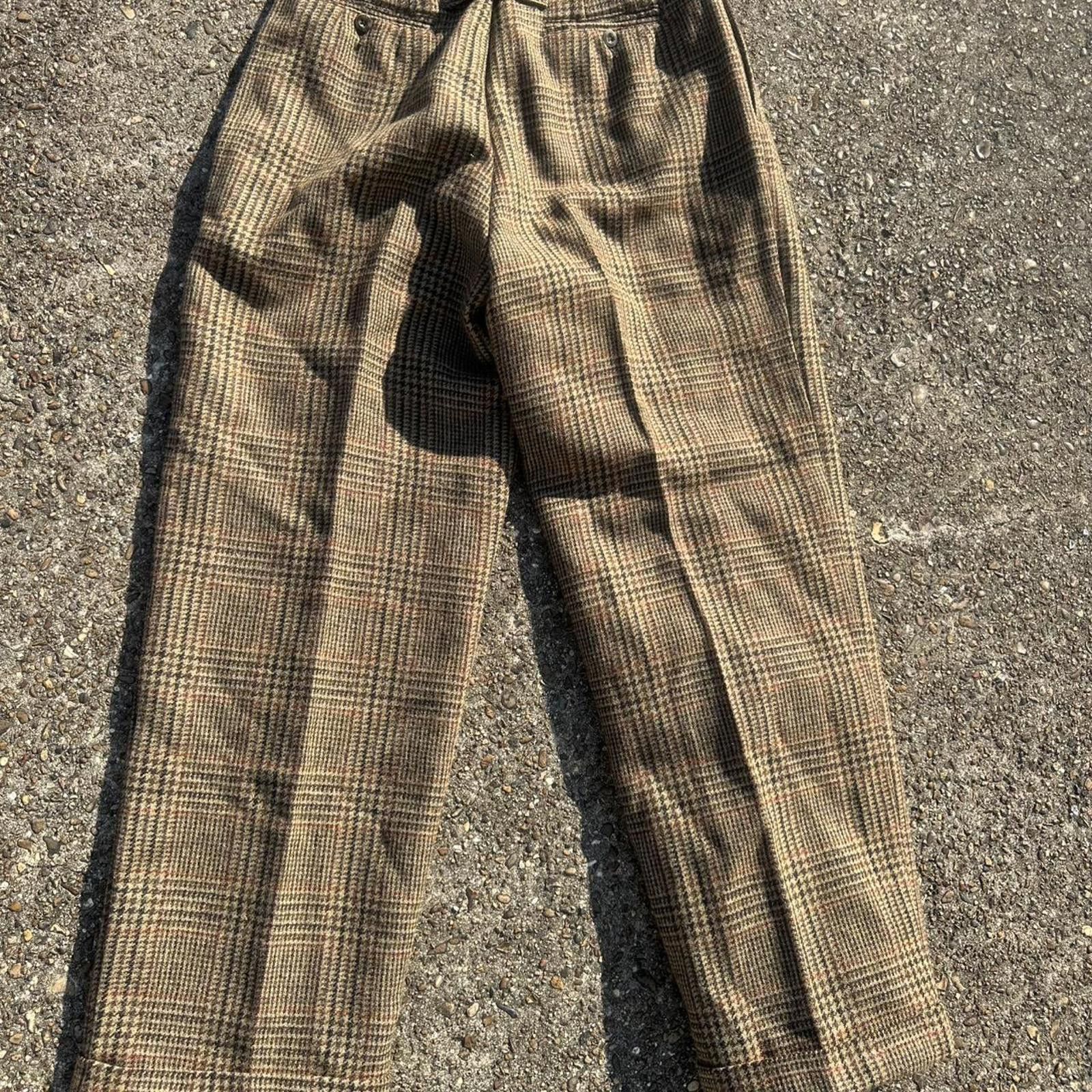 Gap Vintage Gap Lined houndstooth wool trousers dress small Size 28" / US 6 / IT 42 - 4 Thumbnail