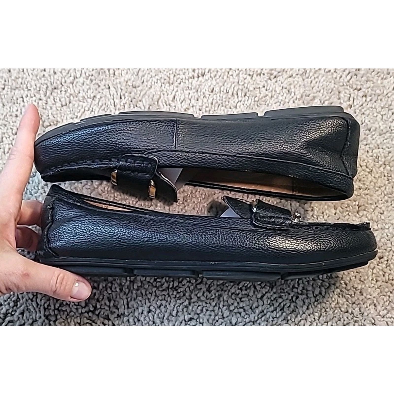 Calvin Klein Calvin Klein Leonie Black Loafer Flats Women’s Size 7M Size US 7 / IT 37 - 4 Thumbnail