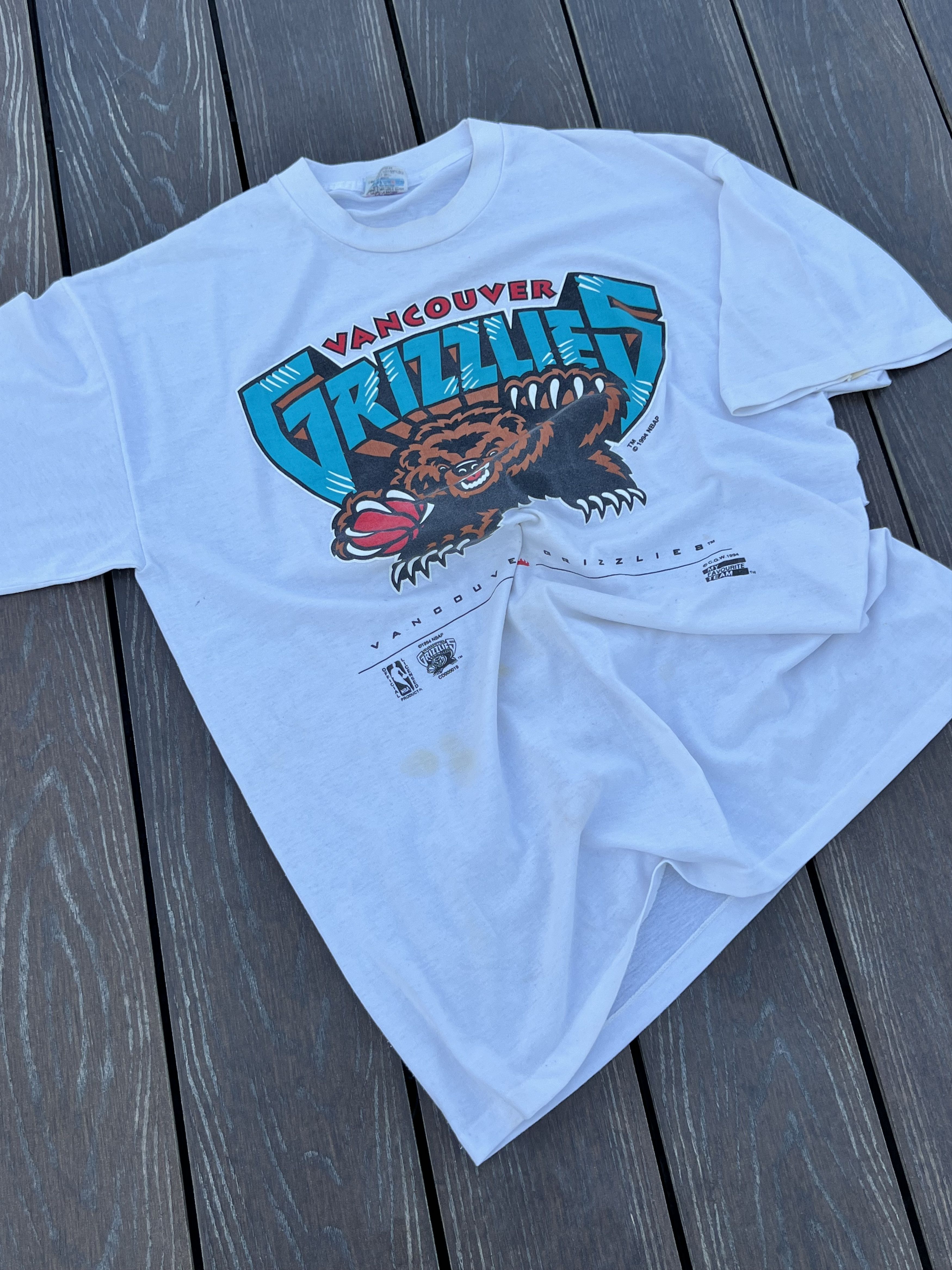 NBA Vintage 1994 Vancouver Grizzlies Size US XL / EU 56 / 4 - 6 Thumbnail